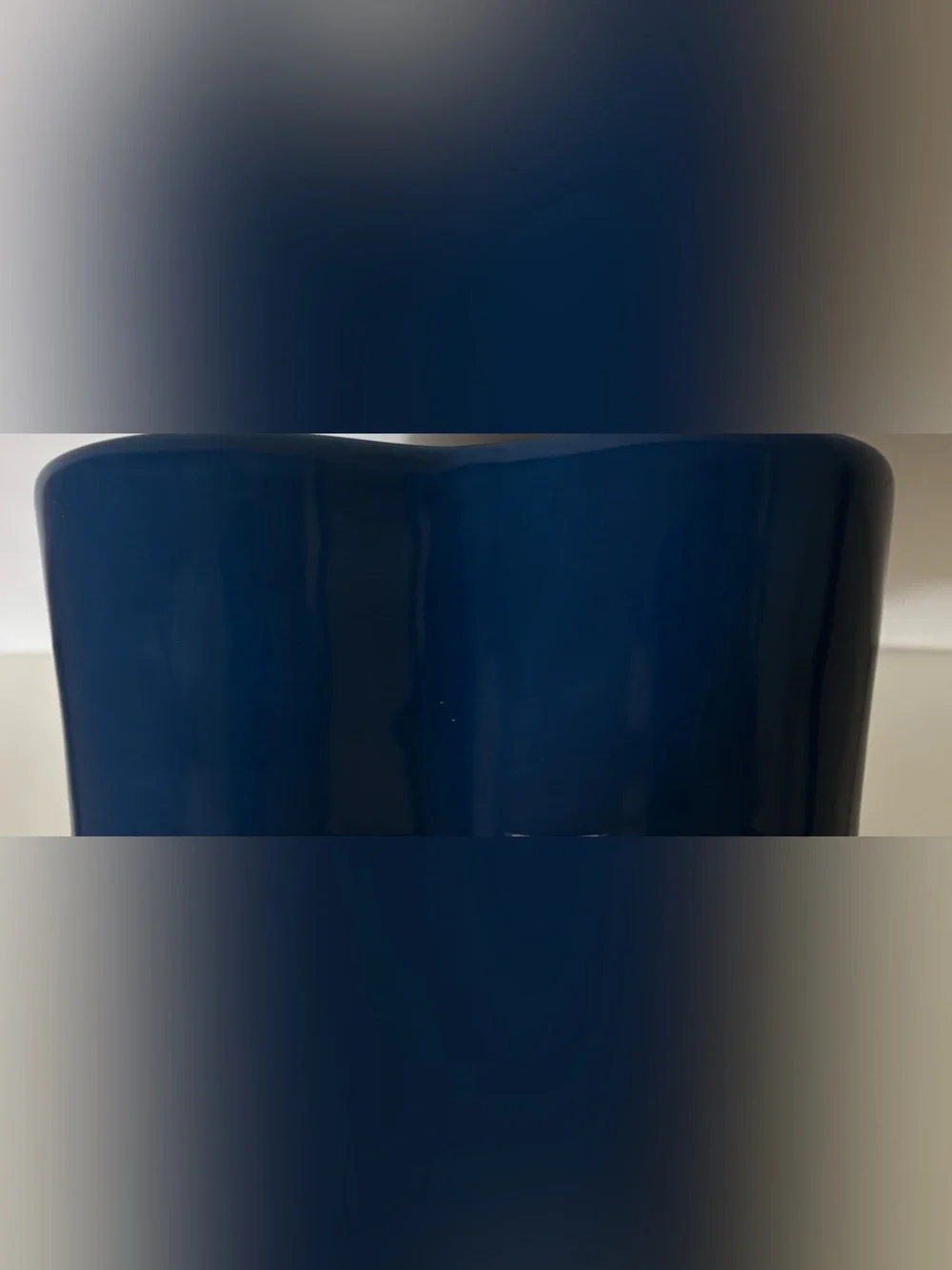 Rae Dunn patriotic pooch dog bowl bone shape ceramic blue white